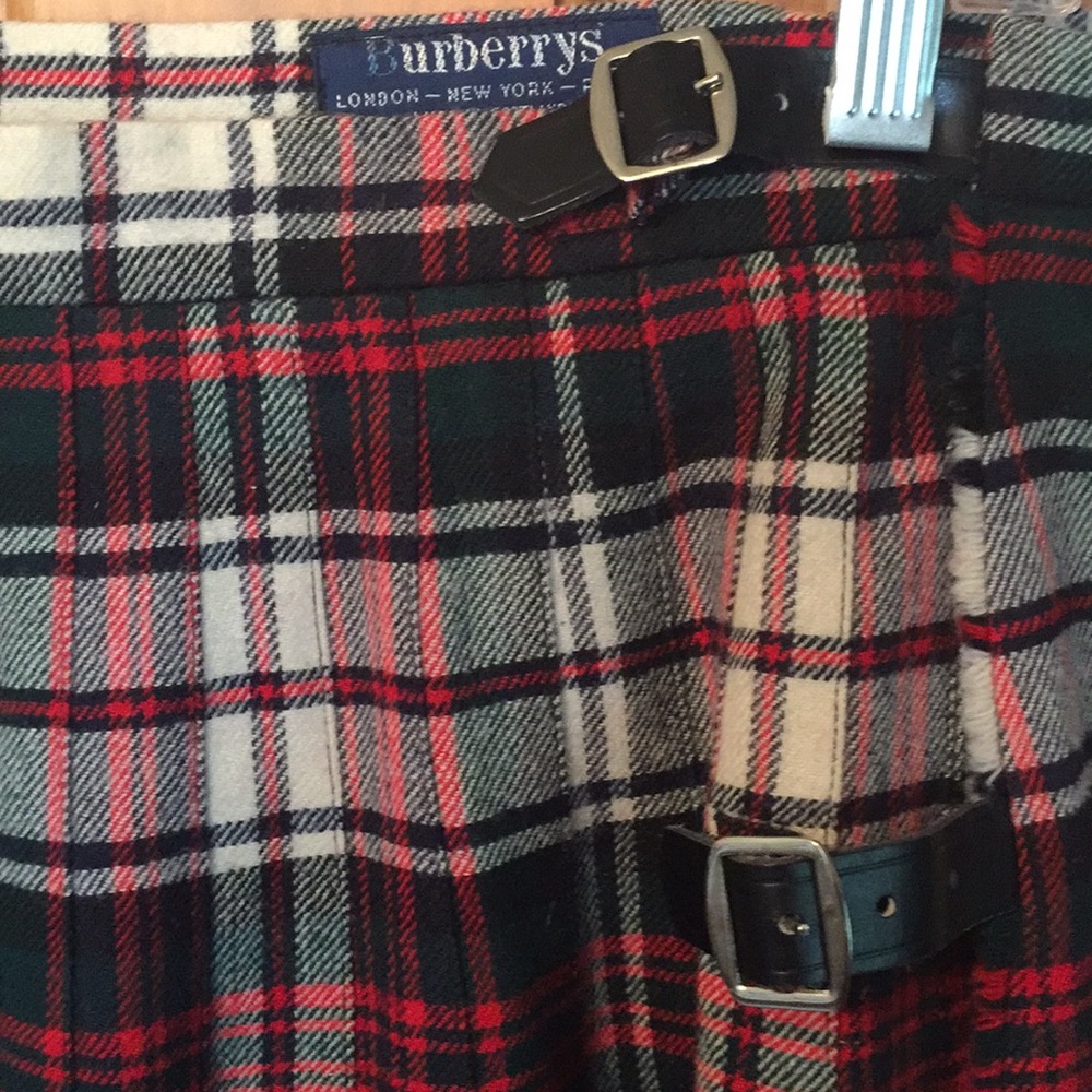 Burberry Vintage Check Wool Kilt 12 - Picture 2 of 8